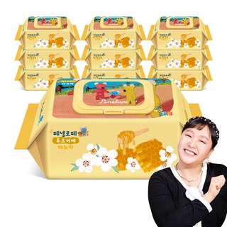 페넬로페 프르미에 마누카 아기물티슈 캡형, 70g, 70매, 10개