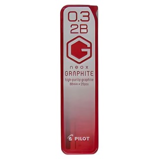 PILOT 百樂 超級G鉛筆芯 0.3 2B high-purity graphite 60mmx20pcs, 0.3mm, 10個