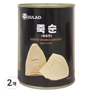 JIULAO 죽순 하프컷 통조림, 2개, 552g