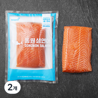 동원 연어 훈제프리미엄 세트, 140g, 6개 11 동원 노르웨이 생연어, 500g, 2개