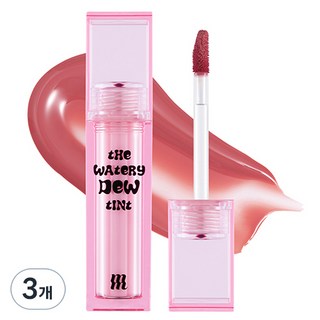 머지 더 워터리 듀 블랙 앤 핑크 에디션 틴트 WD18, 발레 핑크, 4g, 3개