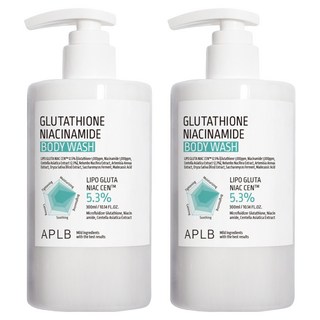 APLB 글루타치온 나이아신아마이드 바디워시, 300ml, 2개