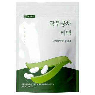 자연지인 국산 작두콩차 삼각티백 100T 건강차, 1g, 100개입, 1개
