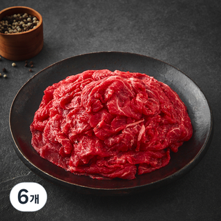 한우 1등급 불고기/샤브샤브용 (냉장), 300g, 6개