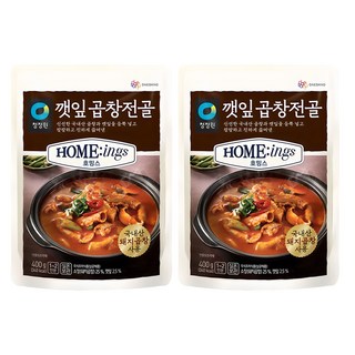 호밍스 깻잎곱창전골, 400g, 2개