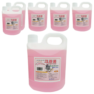 이알테크 크린폼 거품비누 리필, 4L, 6개