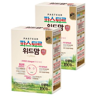 파스퇴르 유아용 위드맘 제왕 100일 스틱분유 140g, 10개, 2개