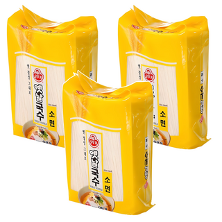 오뚜기 옛날 소면 3kg, 3개 세트 국수소면 오뚜기 옛날 소면 3kg, 3개 세트 국수소면