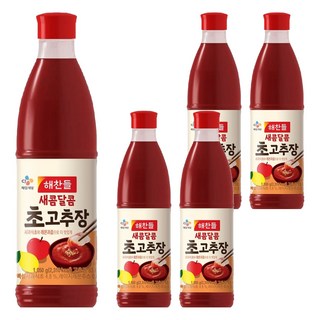해찬들 새콤달콤 초고추장, 1050g, 5개