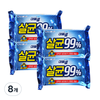 크리오 마르셀 살균 99% 세탁비누, 230g, 8개