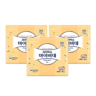 마이비데 키즈 화장실용 물티슈 캡형, 3개