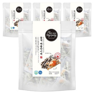 해통령 꽃게해물 다시팩 10p, 150g, 4개
