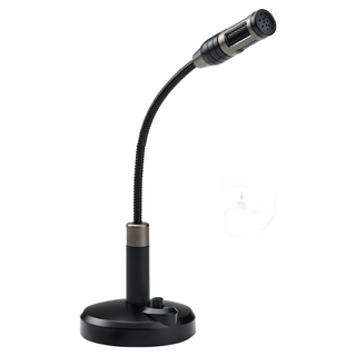 E-books S60 電競360度全向式麥克風,蛇管彎曲設計,On/Off 開關鍵, E-EPB130, 黑色