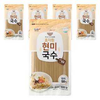 효자원 현미국수, 500g, 5개