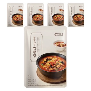 아워홈 불향가득 짬뽕탕, 400g, 5개