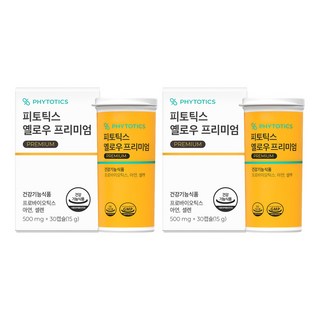 피토틱스 옐로우 프리미엄 유산균 15g, 30정, 2개