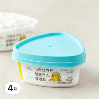 마이노멀 요즘 알룰로스 블렌딩 그릭요거트, 100g, 4개, 1개입