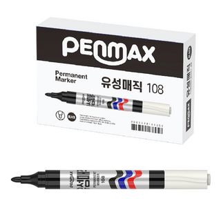 모나미 둥근닙 유성매직