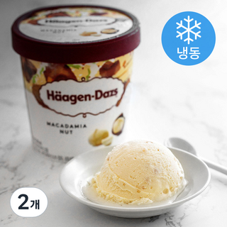 하겐다즈 파인트 마카다미아 넛 (냉동), 473ml, 1개입, 2개