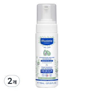 무스텔라 폼 포 뉴 본 유아샴푸, 150ml, 2개