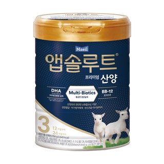 앱솔루트 프리미엄 산양분유 3단계, 750g, 1개