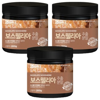 조은약초 프리미엄 보스웰리아 가루, 200g, 3개