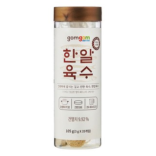 곰곰한알육수 (3g x 35개입), 105g, 1개