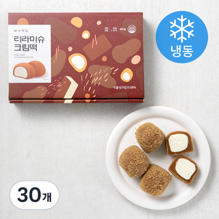 청년떡집 티라미슈 크림떡 (냉동), 40g, 15개입, 2박스