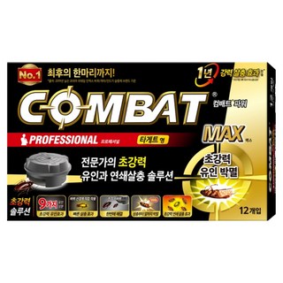 컴배트 파워 바퀴용 유인살충제 타게트형, 12g, 1개