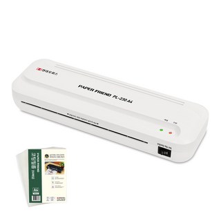 현대오피스 페이퍼프랜드 실속형 간편한 사용 A4코팅기 + A4코팅지 50매, A4, PL-230 A4