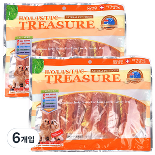 트레져 강아지용 사사미 랜덤 포장 닭갈비맛 6봉