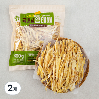 국내가공 러시아산 황태채, 300g, 2개