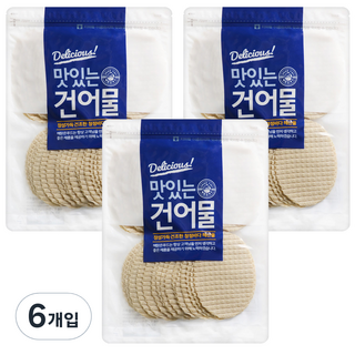해맑은푸드 맛나포 튀김쥐포, 400g, 6개