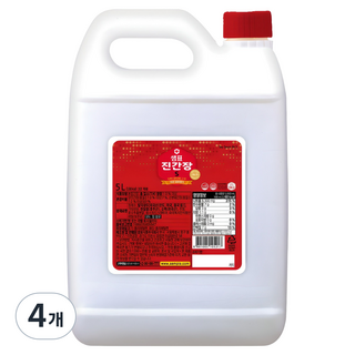 샘표 진간장S, 5L, 4개