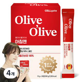 셀게이트 올리브 올라이브 아침엔 유기농 엑스트라버진 올리브오일 스페인 30p, 300g, 4개