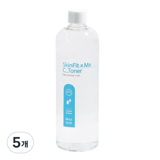 코아코스 스킨핏x미 C토너, 500ml, 5개