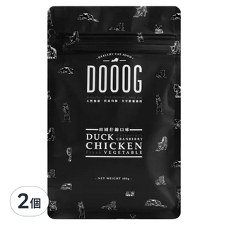 DOOOG 杜革 全貓無穀 田園什錦, 2個, 400g, 雞肉 + 鴨肉
