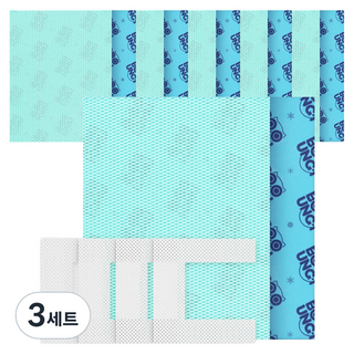 부엉이 레그 쿨링시트 종아리 바닥 쿨링 패치 2p x 6개 + 고정밴드 4p 세트 210g, 3세트