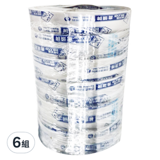 DEER BRAND 鹿頭牌 極亮透OPP超透明膠帶, 24mm x 40Y x 6入, 透明, 6組