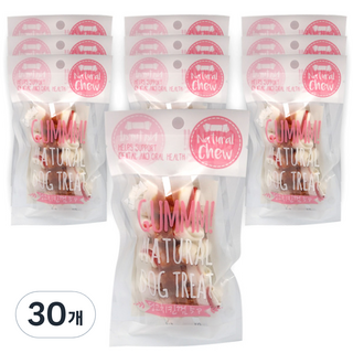 GUMMM 강아지 가죽껌 5p, 딩고치킨맛, 60g, 30개