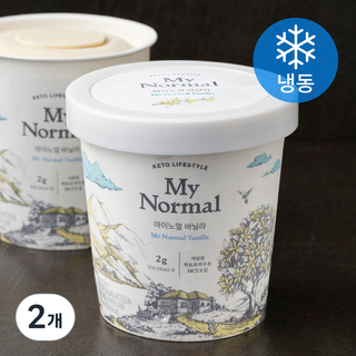 마이노멀 바닐라 아이스크림 (냉동), 474ml, 1개입, 2개