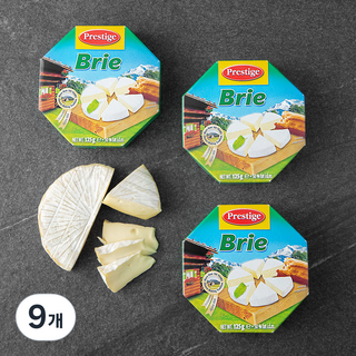 프레스티지 브리, 125g, 1개입, 9개