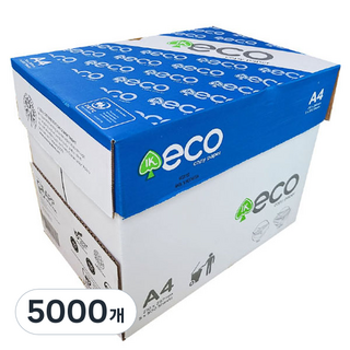 APP 에코 A4 75g 복사용지, 5000개