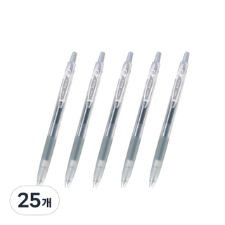 파이롯트 쥬스 젤잉크펜 0.38mm, 그레이, 25개