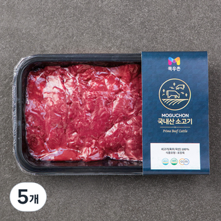 목우촌 국내산 소고기 불고기용 (냉장), 300g, 5개