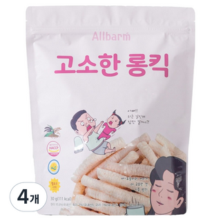 올바름 고소한롱킥 간식, 고소한맛, 30g, 4개