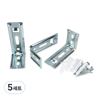 코텍스 커튼꺽쇠 대 3p 세트, 혼합색상, 5세트