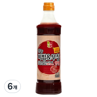 첫맛 만능 비빔 무침 양념, 1.1kg, 6개