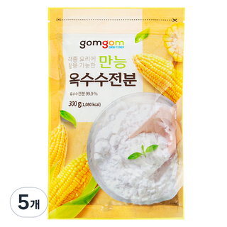 만능 옥수수 전분, 300g, 5개