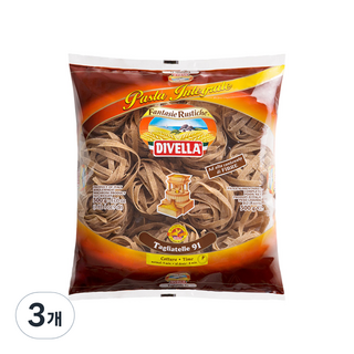 디벨라 통밀 딸리아뗄레 파스타, 500g, 3개